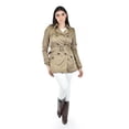 thumbnail image 4 of Gabardina de doble botonadura Roman Fashion /Juvenil, 6749 (Cafe) cafe G, 4 of 5
