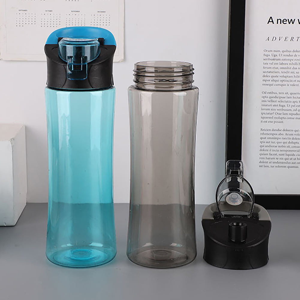 600ml Transparent Outdoor Sports Travel Leakproof Water Bottle Kettle Drinkware 