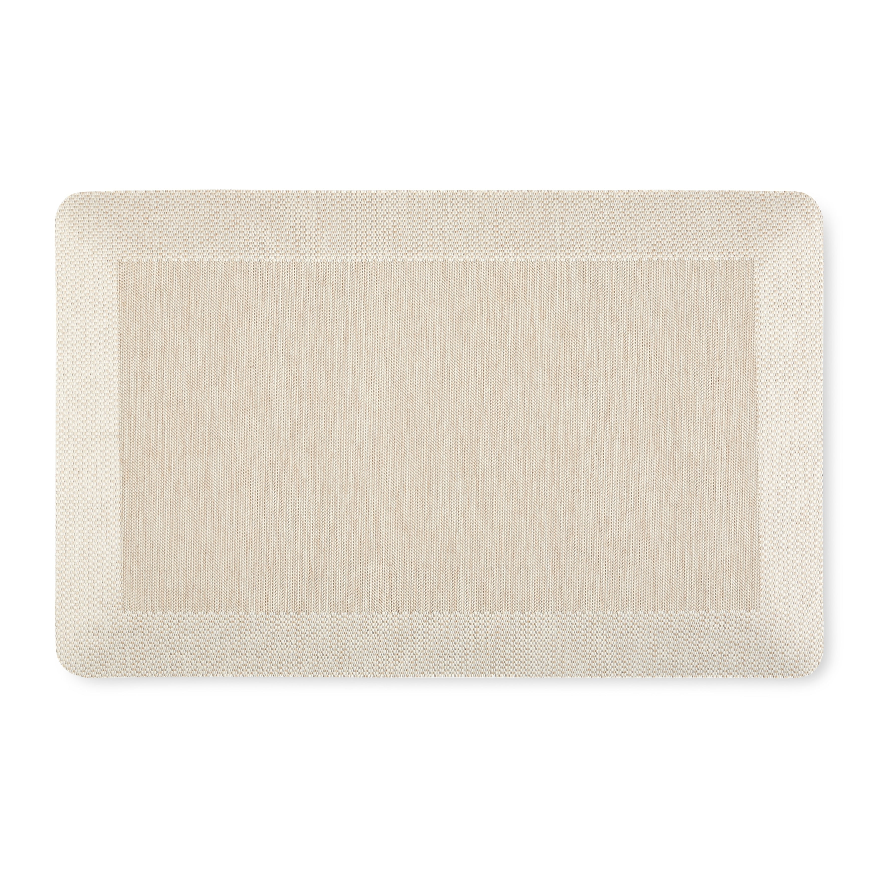 Martha Stewart Mira Modern Heathered Anti-Fatigue Air-Infused Kitchen Mat, Blue, 19.6"x32"