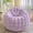Lavender, variant on LIFEREVO Kids Fluffy Faux Rabbit Fur Bean Bag Cover (No Filler), Soft Fuzzy Stuffed Animal Storage Bubble Waffle Bean Bag for Plush Toys, Comfy Shaggy Furry Beanbag Cover Kids Girls Adults, Rainbow