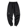 thumbnail image 1 of Guardurnaity Elegantes pantalones joggers cargo para hombres - Pantalones harén cómodos y con múltiples bolsillos Pantalones casuales para Prendas para la parte inferior del cuerpo 603negro L, 1 of 6