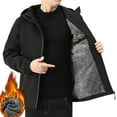 thumbnail image 4 of Riecok Mens Light Jacket Long Sleeve Hooded Jackets Zip Up Fleece Coats with Pockets Althletic Warm Outetwear, 4 of 4