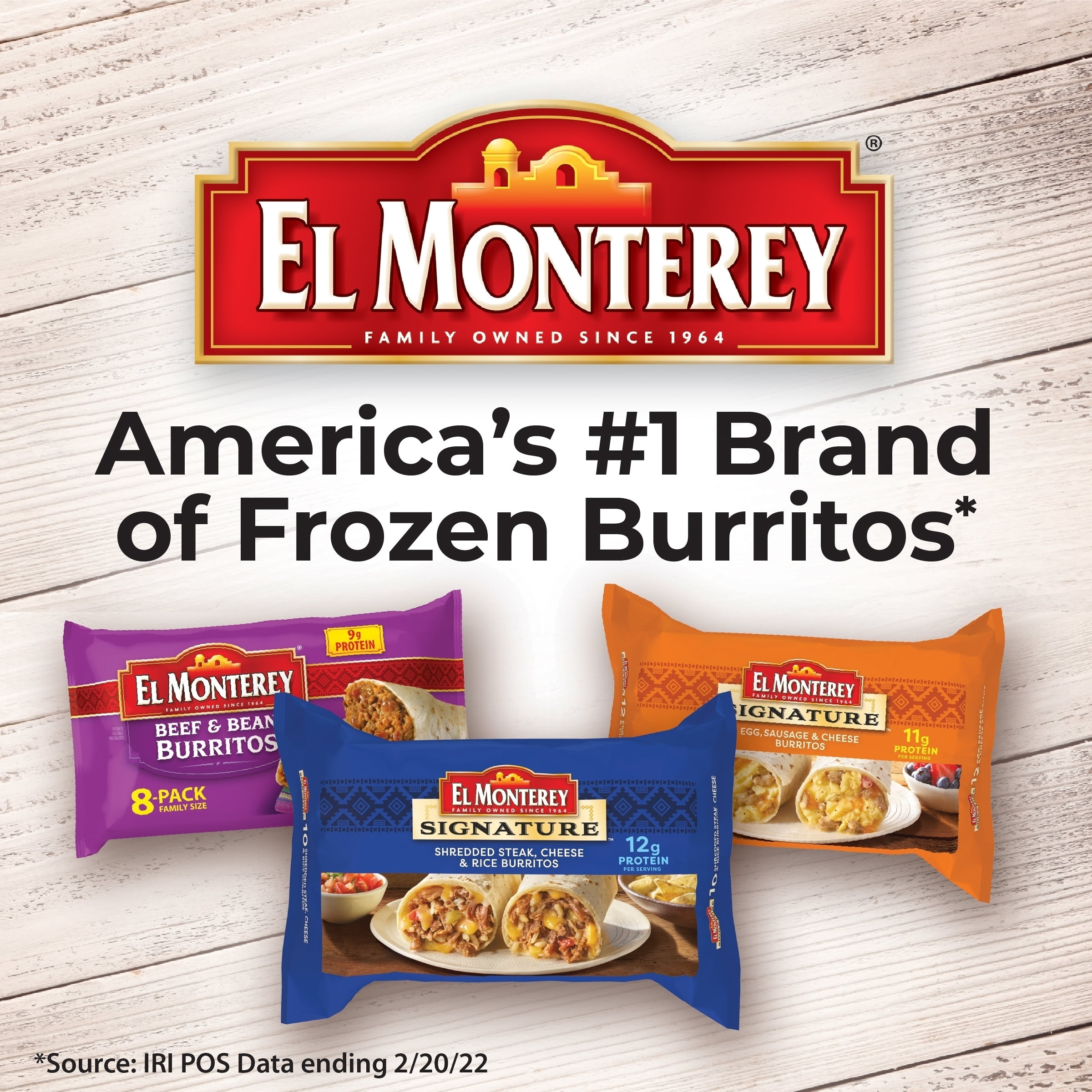 El Monterey Signature Chicken & Monterey Jack Cheese Chimichangas, Delivery Near You