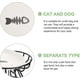 thumbnail image 2 of Raised Ceramic Cat Food Bowl Elevated Dish Anti Slip Stand Wide Shallow Whisker Friendly Black Microwave Dishwasher Safe, 2 of 4