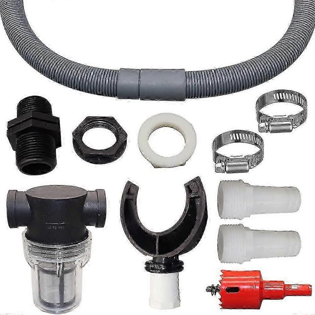 Rain Collector With Flex Hose, Water Collector Sets, Rainwater Collection Diverter, Connection, Rubber Hose Connection For Rainwater Collector