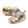 thumbnail image 4 of HIPYLO Barefoot Shoes Toddler Girls Shoes Size 13 Baby Shoes 6-12 Months School Shoes for Girls White Kids Shoes Baby Girls Boys Basketball Shoes 5, Gold 6-9 Months, 4 of 6