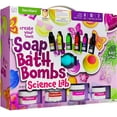 thumbnail image 1 of Soap & Bath Bomb Making Kit for Kids - 3-in-1 Spa Science Kits for Kids : Complete Soap Making Kit & Make Your Own Bath Bombs, Soap & Bath Scrubs : Kids Science Kit for Kids - Gift for Girls, 1 of 8