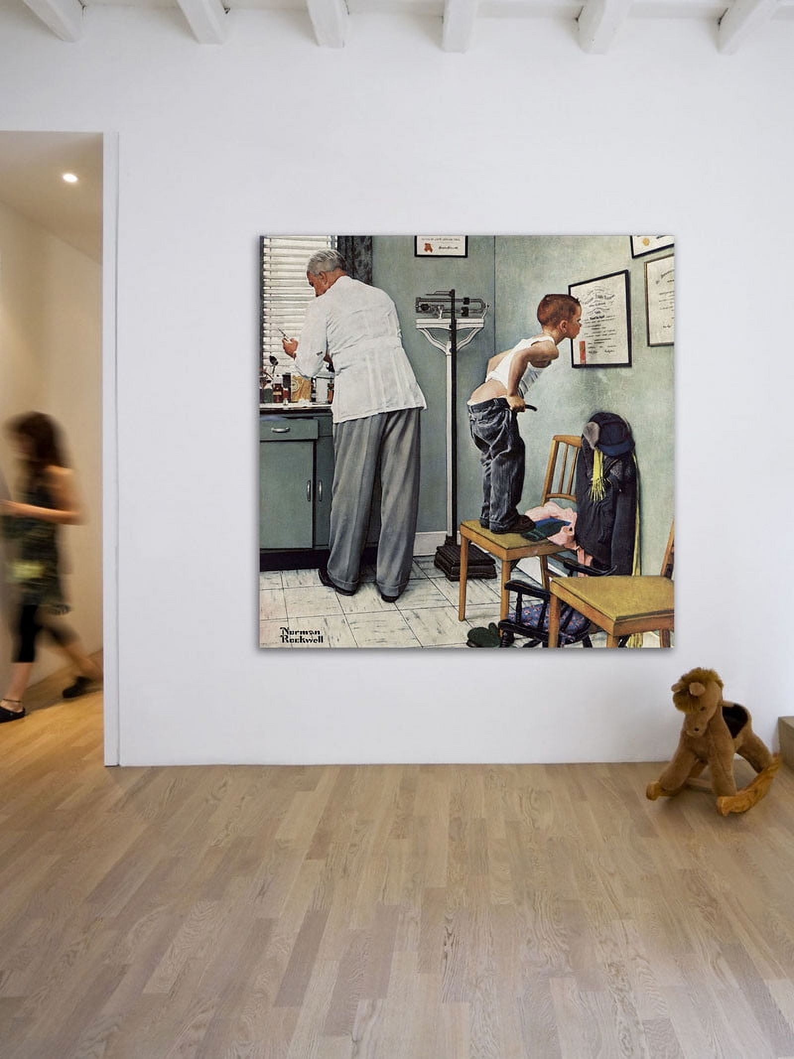 Marmont Hill Before the Shot by Norman Rockwell Canvas Wall Art