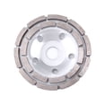 thumbnail image 1 of Disco de Molienda Diamantada de 115/125/180mm 5 Pulgadas Rueda de Dos Hileras para la Amoladora Angular Molienda de Piedra Molienda de Asfalto Molienda de Cerámica (125mm) Ecomeon  no, 1 of 2