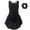 a-Black53, variant on VNKIDY Girls Dance Dress Kids Solid Color Sleeveless Ballet Dress Criss Cross Back Layered Chiffon Skirt Dress Matching Scrunchie For Dance Practice Pink 9-10 Years