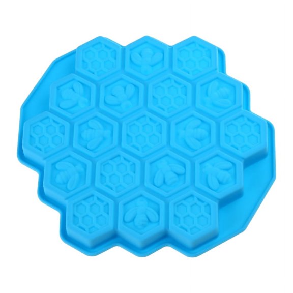 Silicone Honeycomb Bees Soap Mold Cake Baking Moulds Pull-apart Dessert Cake Pan Mold for DIY Biscuit Chocolate Fondants