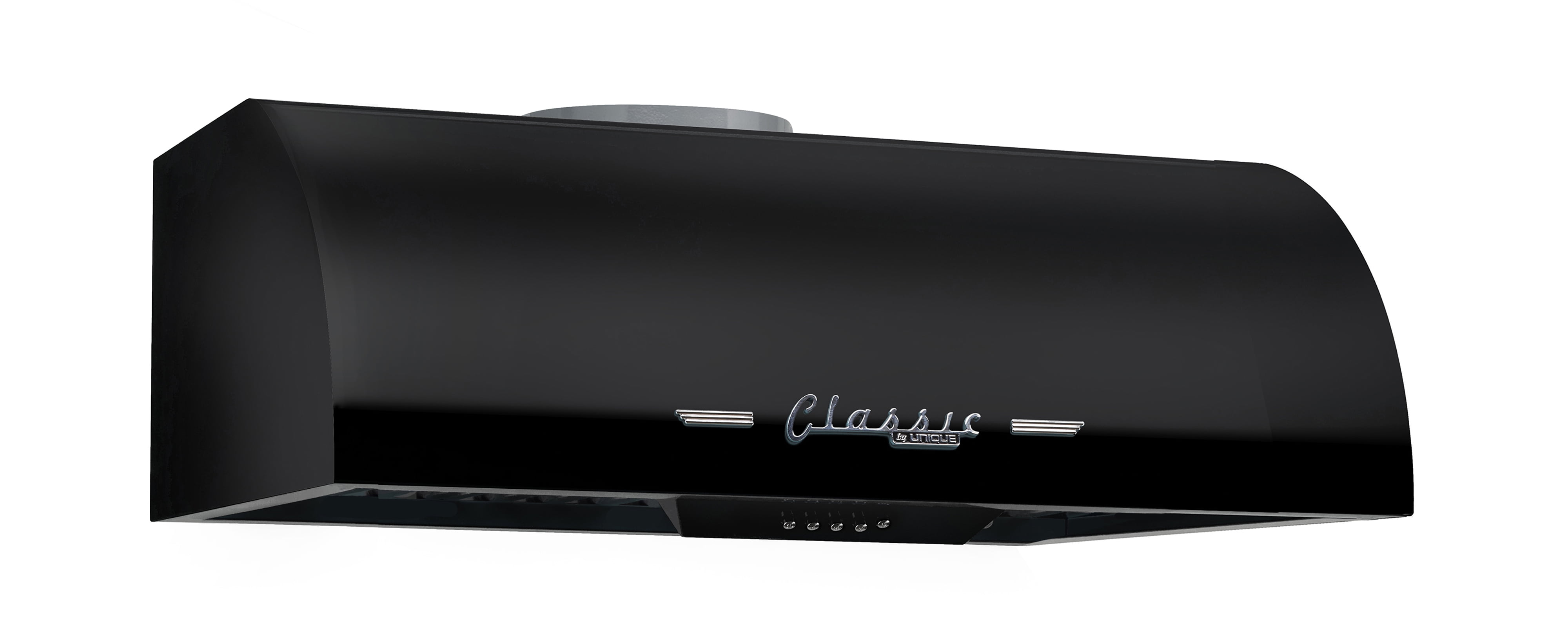 Unique Classic Retro 24" Under Cabinet Range Hood with 500 CFM and LED Lighting 110 volts in Midnight Black