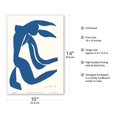 thumbnail image 2 of The Flowing Hair (La Chevelure) - From an Original Cut-Out Artwork by Henri Matisse c.1952 - Master Art Print 10in x 14in, 2 of 4