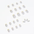 thumbnail image 2 of Fofosbeauty 24pcs Press on False Nails, Square Fake Nails, French Yellow Ivory White, 2 of 7