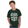 thumbnail image 5 of Breaking Records And Hearts Funny Crewneck T Shirts Boy Girl Teen Brisco Brands L, 5 of 6