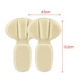thumbnail image 3 of yuksok 2 in 1 Heel Cushion Pads Anti Slip Oversized Shoes Shoe Pad Shoe Grips Liner Beige Petals, 3 of 9