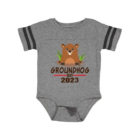 

Inktastic Groundhog Day 2023 Gift Baby Boy or Baby Girl Bodysuit