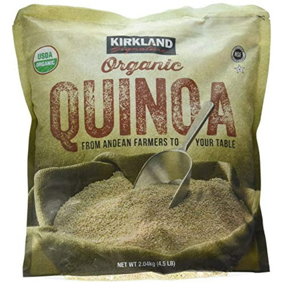 Kirkland Signature Organic Gluten-Free Quinoa From Andean Farmers To Your Table - 2.04kg., 4.5lb - SET OF 10