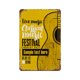thumbnail image 3 of Carteles de hojalata con música rock vintage, carteles de metal con diseño de guitarra retro, placas de metal para fiestas de rock, bares, pubs, garajes, clubes, cuevas de hombres, decoración de pared, 3 of 5