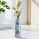 thumbnail image 1 of Jarrón de cerámica,Jarrón de cerámica floral azul y Florero,Jarrón de pequeño para decoración del hogar. Jarrón decorativo.,Jarrón con arreglo floral para centro de, 1 of 8