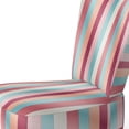 thumbnail image 4 of Designart « Motif de Rayures Roses Vibrantes en Harmonie » Fauteuil d'Appoint Rembourré à Rayures Roses - Fauteuil Moderne pour la Chambre, 4 of 7