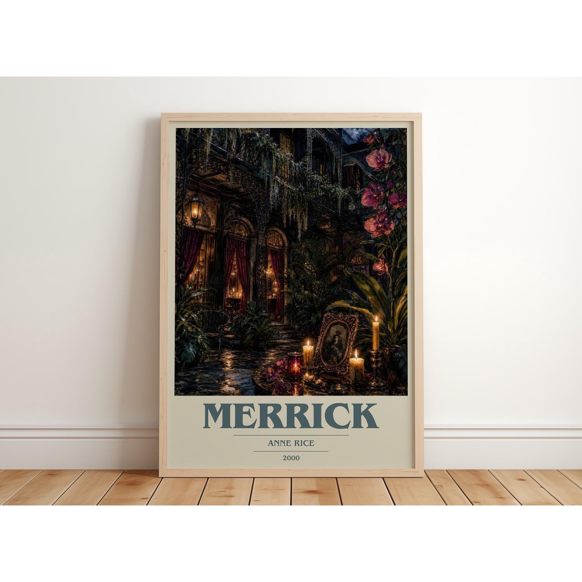Merrick By Anne Rice Horror Literary Wall Art Poster , Poster Print Only