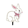 thumbnail image 2 of YIMWNYI Easter Acrylic Bunny Outdoor Patio Ground Plug Garden Decorative Insert Signs, Durable Metal Stakes for Front Porch, Yard, Garden, and Patio Decorations, 2 of 3
