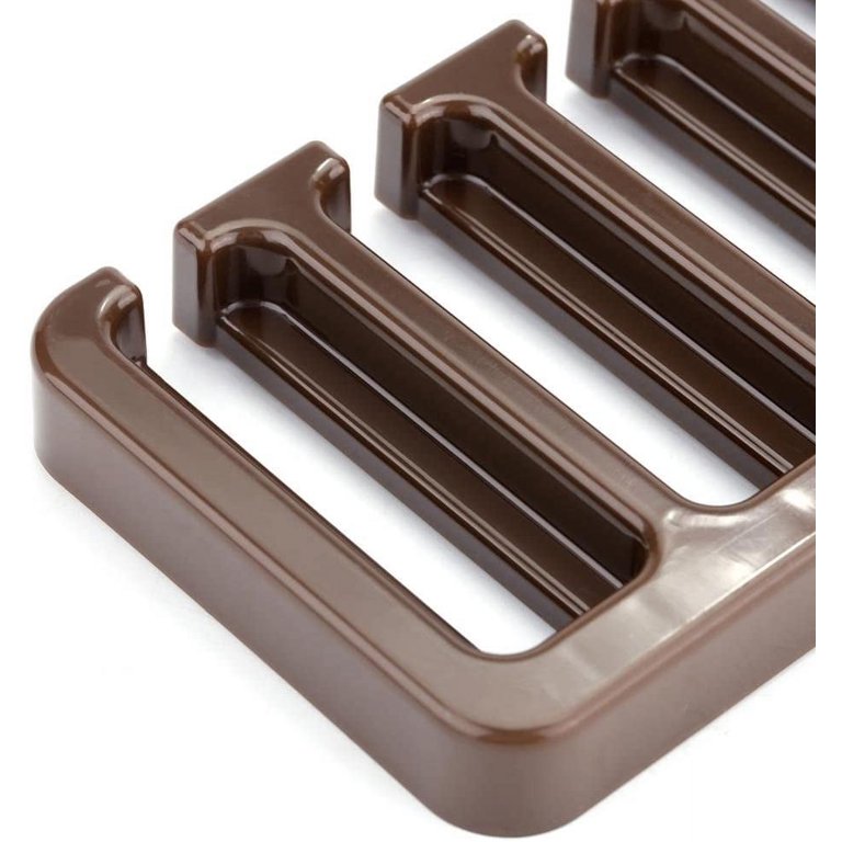Matte Black Pull-Out Belt Rack For Closet - Sliding Belt Organizer, Space-Saving, Steel Construction