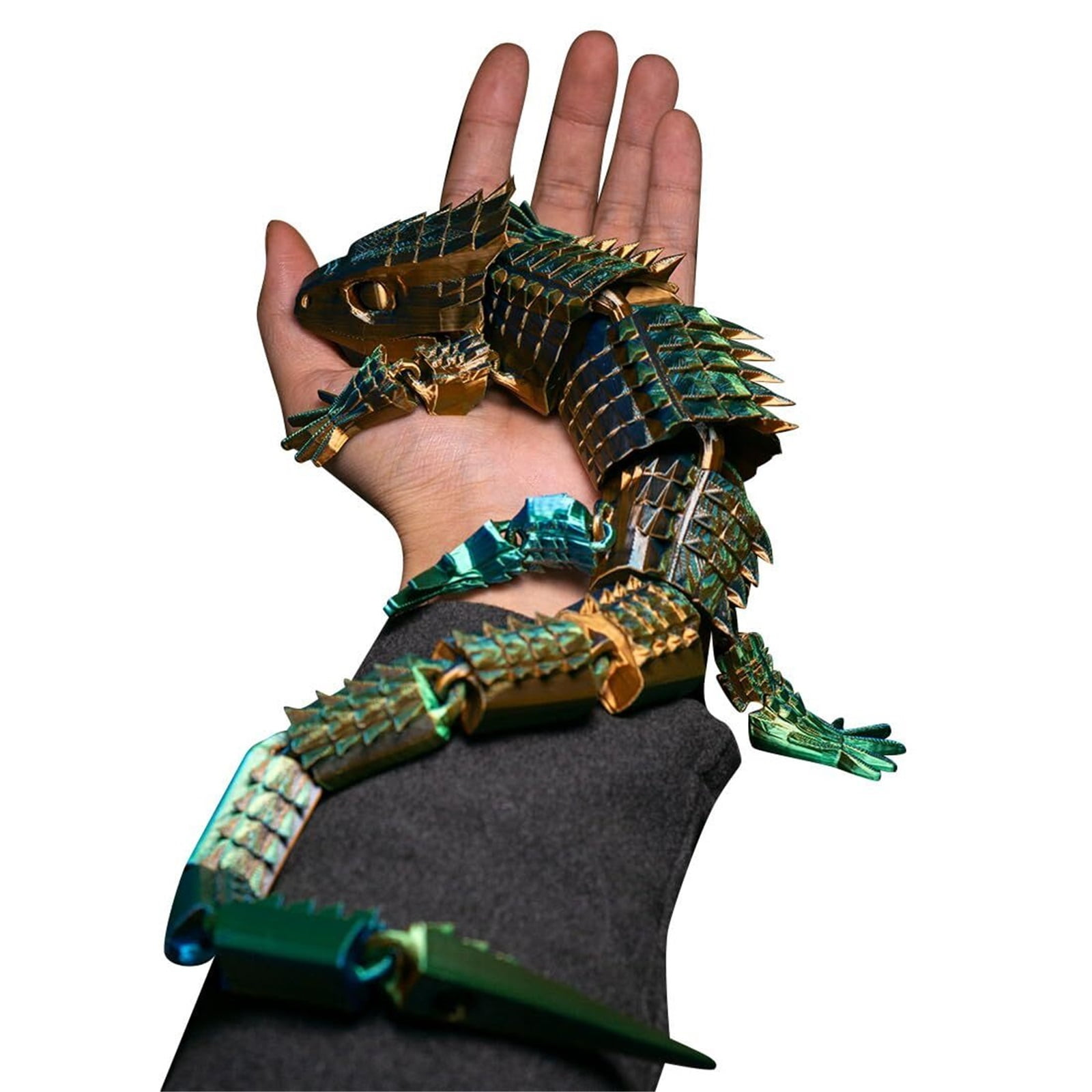 1pc 3D Printed Lizard With Movable Joints, Articulated Lizard, 3D Printed Animal Fidget  Art Piece Home Decor Christmas Birthday Gift