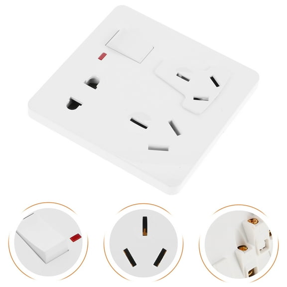 UPGRATOR RV Power Inlet Box 1 Set with USB Charging Port and Weatherproof Design for RV Power Supply