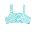 thumbnail image 6 of Jessica Simpson Toddler Girls’ Bikini and Rash Guard Swim Set with UV Protection, 3-Piece, Sizes 2T-4T, 6 of 15