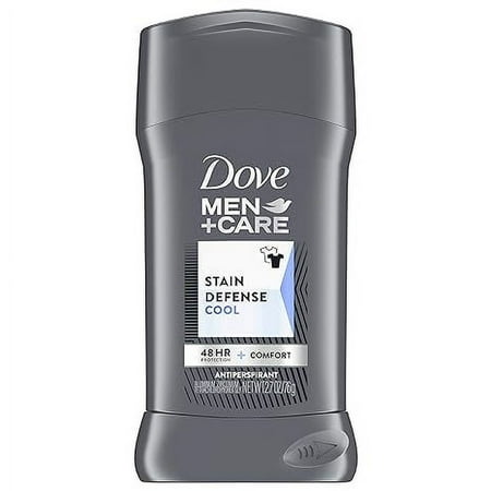 Dove Men And Care Stain Defense Cool Antiperspirant Stick, 2.7 Oz, 2 Pack