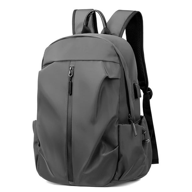 Mochila para mujer y hombre, mochila de viaje, mochila resistente al agua, mochila de día, gris oscuro
