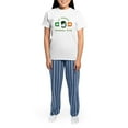 thumbnail image 4 of CafePress - St. Paddy's Drinking Team Women's Light Pajamas - Women's Short Sleeve Print T-Shirt and Pants Light Cotton Pajama Set, 4 of 7