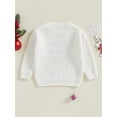 thumbnail image 5 of ZINTAOZT Toddler Baby Boy Girl Christmas Knit Sweater Long Sleeve Embroidery Sweater Pullover Fall Winter Tops Clothes, 5 of 8