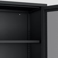 thumbnail image 6 of Amelia Modern 31.5 Accent Cabinet with 3 Adjustable Shelves in Black, 6 of 12