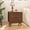 Striped Pattern, variant on COSIEST Mid-Century Nightstand, Modern End Table w Striped Pattern, Vintage Accent Furniture w Storage Drawer, Wood Small Accent Table for Bedroom, Living Room