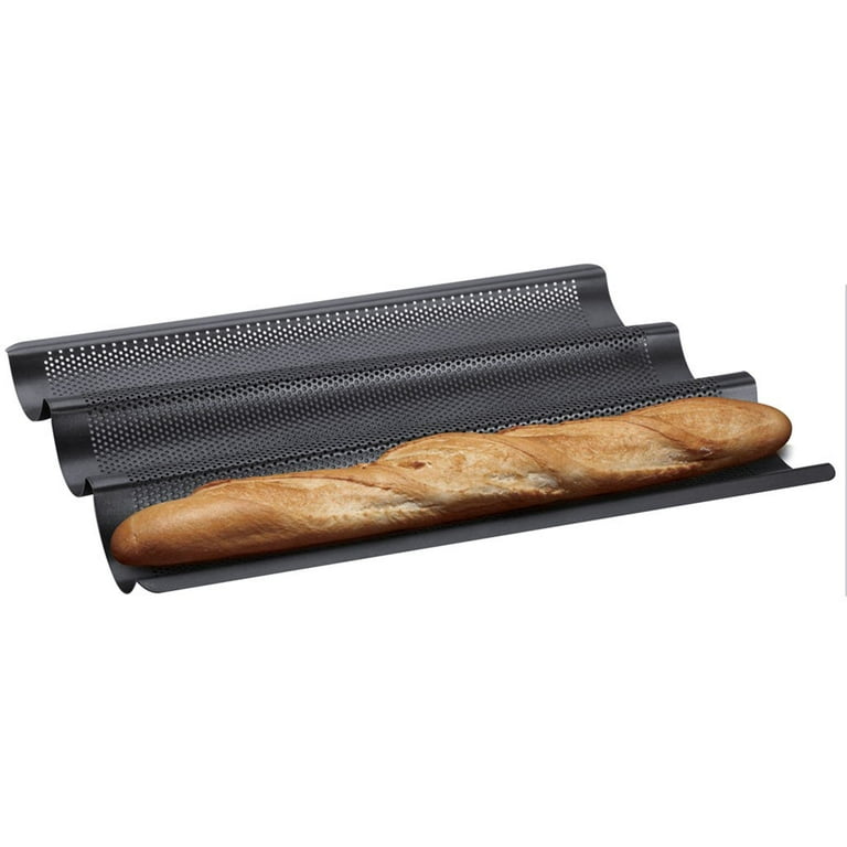 Small Pan Nonstick Half Sheet Pans Food Network Tray Baking Coating Bread  Non-Stick Tools & Home Improvement Bread Baking Pizzazz Pan 