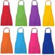 thumbnail image 1 of 8 Pack Kids Apron With Pockets Adjustable Chef Artists Child Bib Cooking Baking Painting For Boys And Girls G, 1 of 5