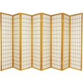 thumbnail image 1 of Oriental Furniture Window Pane Shoji Screen in Honey, 1 of 4