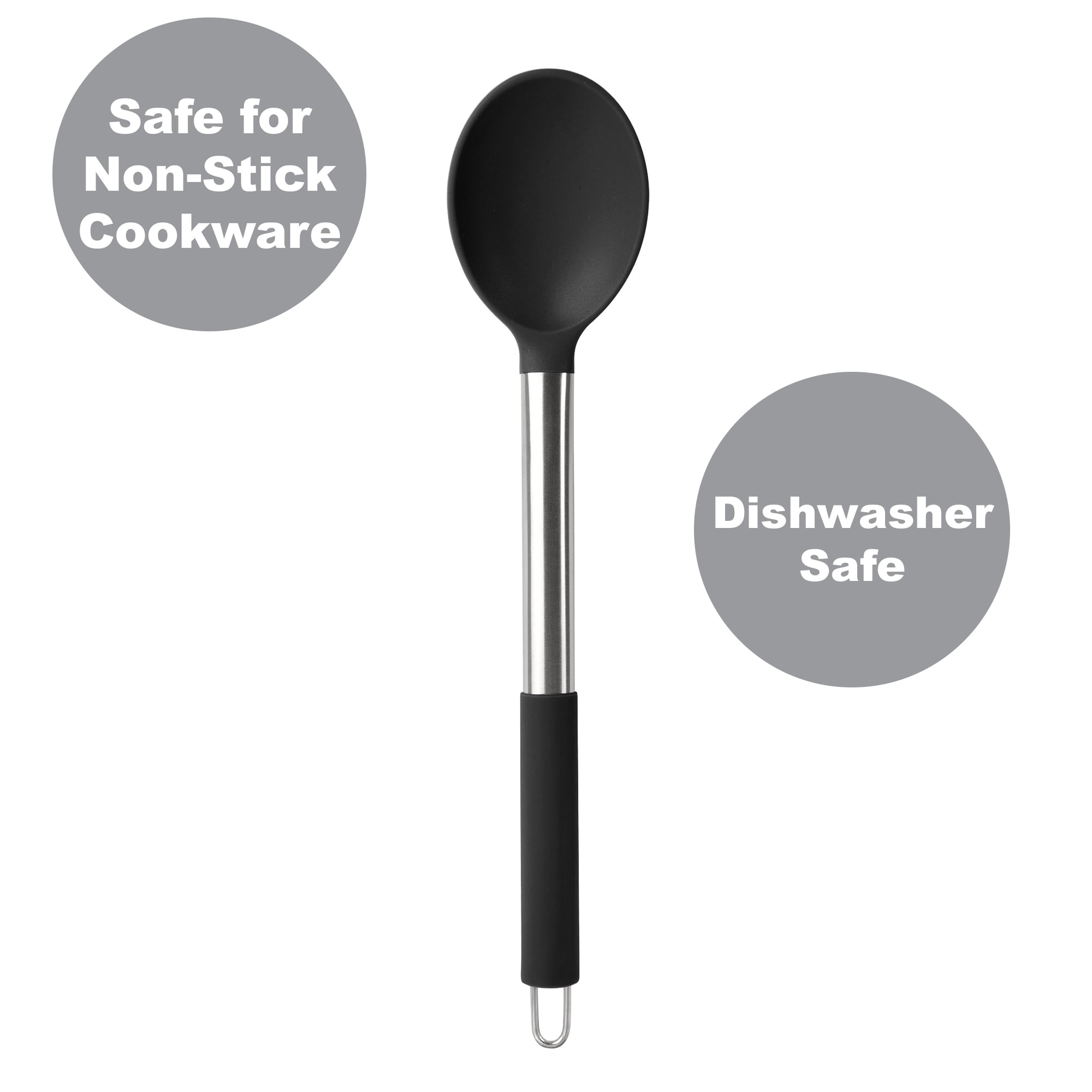 Mainstays 10 Piece Silicone Utensil Set - Black