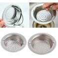 thumbnail image 3 of Kitchen Sink Strainer Waste Plug Drain Plug Strainer Basket Stainless Steel Kitchen Sink Strainer Stainless Steel Waste Plug Strainer Basket Drain Plug, 3 of 5