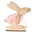thumbnail image 1 of Binwennn Spring Stock | Easter Rabbit Wood | Home Ornament And Christmas Bulbs Knitting Ornament Babies Second Christmas Ornament Christmas Trees Decorations Retro Ornament Set Christmas Ornament Set, 1 of 8