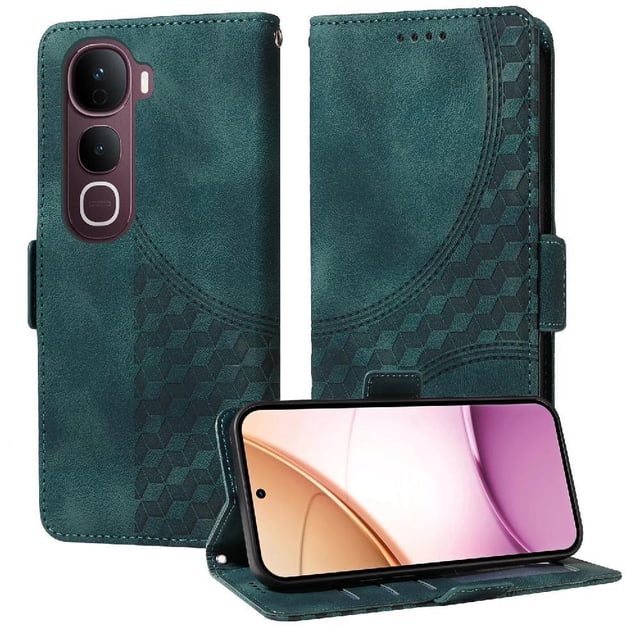 Funda GANGXUN para Vivo Y400 Pro con diseño acolchado elegante, cuero PU, protección total y ajuste preciso