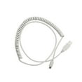 thumbnail image 1 of BESTYASH Coiling Keyboard Cable 1Set Fast Data Transmission Coiled Tube ABS White, 1 of 8