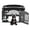 Black, variant on CONCETTA 24 Inch 6-Panel Portable Dog Playpen for Indoor, Plastic Lightweight Indoor Puppy Pen with Door, Customizable, White
