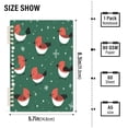 thumbnail image 3 of Notebook 8.3x5.7x0.4 Inch One Sizex1 Journey Note Diary Hardcover Notebook 60 Pages,80g Paper Writing Smooth and Not Easy to Break Little Red Christmas Bird, 3 of 8