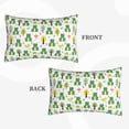 thumbnail image 2 of Picia Funny Toad Pattern Plush Pillow Case – Soft and Cozy Cushion Cover, Hypoallergenic Throw Pillow Case for Home Decor-16"x24", 2 of 6
