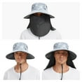 thumbnail image 5 of Men’s UPF 50+ Sun Hat with Face Cover & Neck Flap FH09, 5 of 7