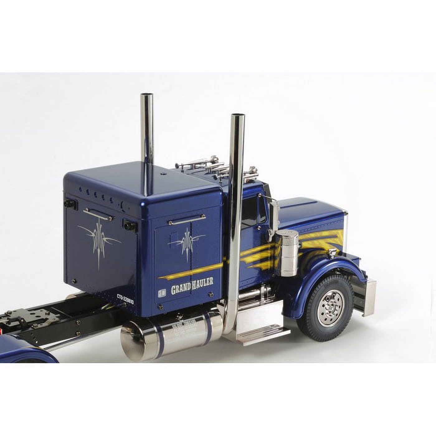GRAND HAULER 1/14 ダークブルー Tamiya 1/14 RC Grand Hauler Kit, Semi-Truck Model with 3-Speed